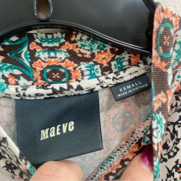 Anthropologie Maeve Lilt Swing Dress with High Neck and Pockets - Picture 4 of 12